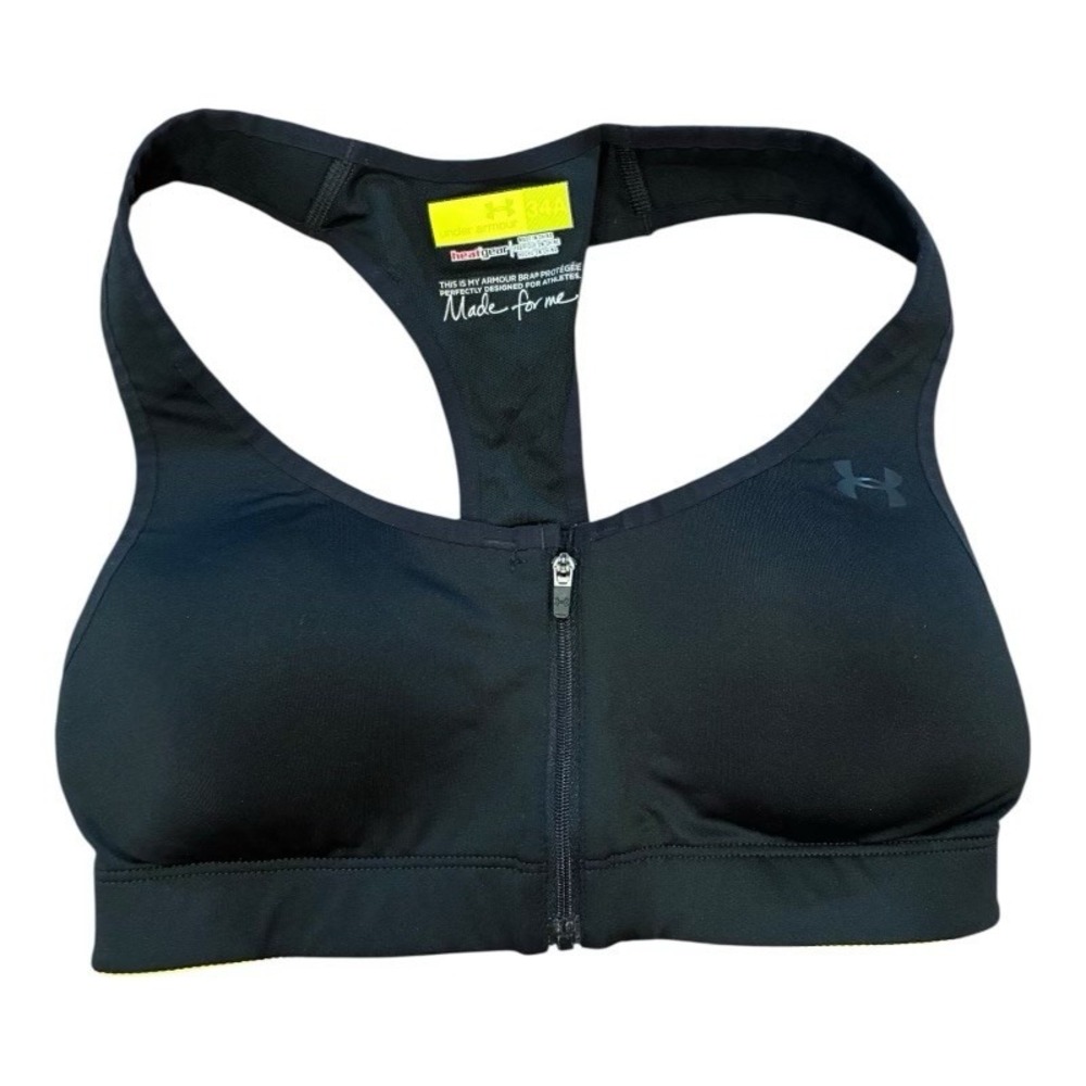 Under Armour Made For Me Zip Front Sports Bra Women's Size 34A‎